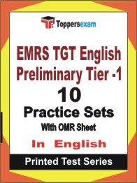 EMRS TGT English Preliminary (Tier-1) Book in English - Practice Set