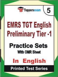 EMRS TGT English Preliminary (Tier-1) Book in English - Mock Test / Practice Set