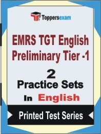 EMRS TGT English Preliminary  (Tier-1)   Book in English - Question Paper / Practice Set