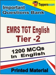 EMRS TGT English (Tier- 2)   Book in English - Objective MCQ