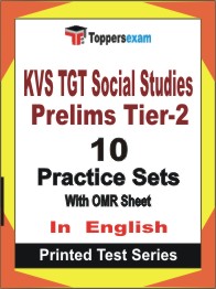 KVS TGT Social Studies Prelims (Tier-2) Book in English - Practice Set