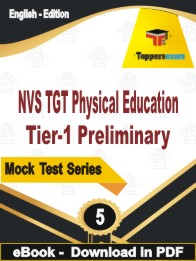 NVS TGT Physical Education (Tier-1) Preliminary  Test PDF Book In English - Practice Set
