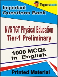 NVS TGT Physical Education (Tier-1) Preliminary Book in English - Objective MCQ