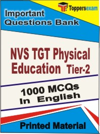 NVS TGT Physical Education (Tier-2)   Book in English - Objective MCQ