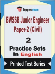 BWSSB Junior Engineer Paper-2 (Civil) Book in English - Question Paper / Practice Set
