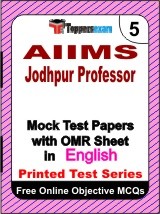 AIIMS Jodhpur Professor Exam Mock Test Papers (Book) in English