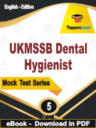 UKMSSB Dental Hygienist Test PDF Book In English - Practice Set
