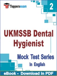 UKMSSB Dental Hygienist Test PDF Book In English - Question Paper