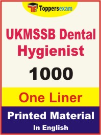 UKMSSB Dental Hygienist One Liner Book in English