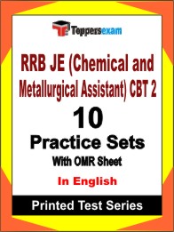RRB JE (Chemical and Metallurgical Assistant) CBT 2 Book in English - Practice Set