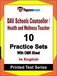 DAV Schools Counsellor / Health and Wellness Teacher Book in English - Practice Set