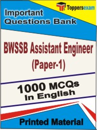 BWSSB Assistant Engineer (Paper-1) Book in English - Objective MCQ