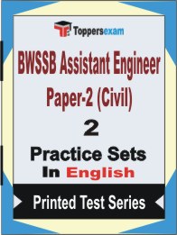 BWSSB Assistant Engineer Paper-2 (Civil) Book in English - Question Paper / Practice Set