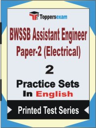 BWSSB Assistant Engineer Paper-2 (Electrical) Book in English - Question Paper / Practice Set