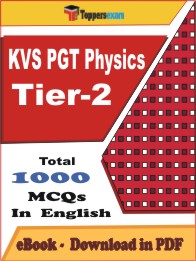 KVS PGT Physics (Tier-2)   PDF Book In English - MCQ / Objective Questions