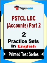 PSTCL LDC (Accounts) Part 2 Book in English - Question Paper / Practice Set