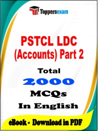 PSTCL LDC (Accounts) Part 2 PDF Book in English - MCQ / Objective Questions