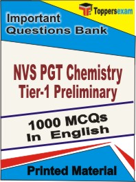 NVS PGT Chemistry (Tier-1) Preliminary Book in English - Objective MCQ