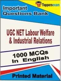 UGC NET Labour Welfare & Industrial Relations   Book in English - Objective MCQ