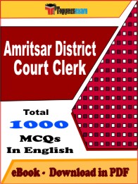 Amritsar District Court Clerk PDF Book in English - MCQ / Objective Questions