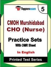 CMOH Murshidabad CHO (Nurse) Book in English - Mock Test / Practice Set