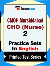 CMOH Murshidabad CHO (Nurse) Book in English - Question Paper / Practice Set