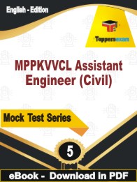 MPPKVVCL Assistant Engineer (Civil)  PDF Book In English - Practice Set