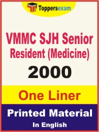 VMMC SJH Senior Resident (Medicine) One Liner Book in English