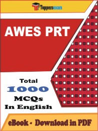 AWES PRT PDF Book In English - MCQ / Objective Questions
