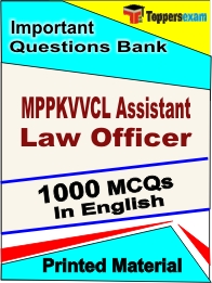 MPPKVVCL Assistant Law Officer Book in English - Objective MCQ