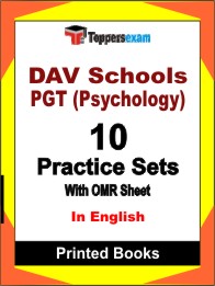 DAV Schools PGT (Psychology) Book in English - Practice Set