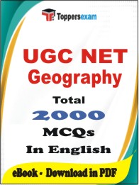 UGC NET Geography PDF Book In English - MCQ / Objective Questions