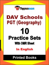 DAV Schools PGT (Geography) Book in English - Practice Set