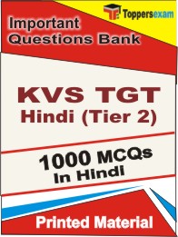 KVS TGT Hindi (Tier 2) Book in Hindi - Objective MCQ