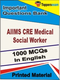 AIIMS CRE Medical Social Worker Book in English - Objective MCQ