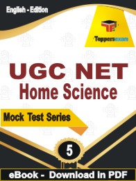 UGC NET Home Science Test PDF Book In English - Practice Set