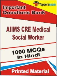 AIIMS CRE Medical Social Worker Book in Hindi - Objective MCQ