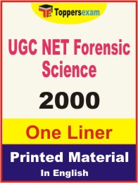 UGC NET Forensic Science One Liner Book in English