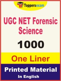 UGC NET Forensic Science One Liner Book in English