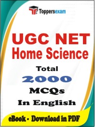 UGC NET Home Science PDF Book In English - MCQ / Objective Questions