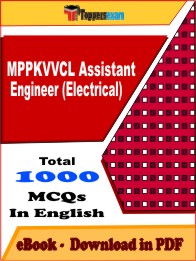 MPPKVVCL Assistant Engineer (Electrical) PDF Book in English - MCQ / Objective Questions