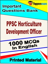 PPSC Horticulture Development Officer Book in English - Objective MCQ