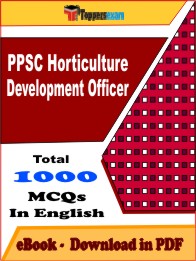 PPSC Horticulture Development Officer PDF Book in English - MCQ / Objective Questions