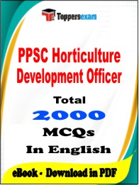 PPSC Horticulture Development Officer PDF Book in English - MCQ / Objective Questions