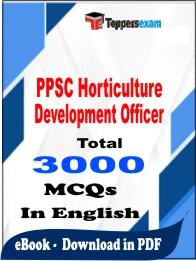 PPSC Horticulture Development Officer PDF Book in English - MCQ / Objective Questions