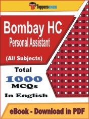 EBook of Bombay HC Personal Assistant Exam, PDF Format in English