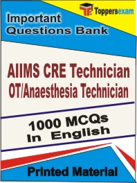 AIIMS CRE Technician OT/Anaesthesia Technician    Book in English - Objective MCQ