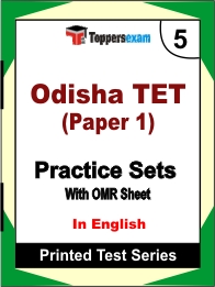 Odisha TET Paper 1 Book in English - Mock Test / Practice Set