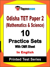 Odisha TET Paper 2 (Mathematics & Science) Book in English - Practice Set
