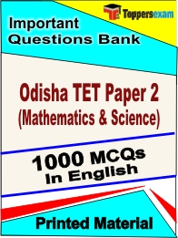 Odisha TET Paper 2 (Mathematics & Science) Book in English - Objective MCQ